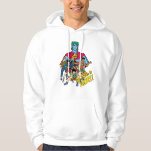 Kapitein Planet Group Graphic - de kracht is van j Hoodie