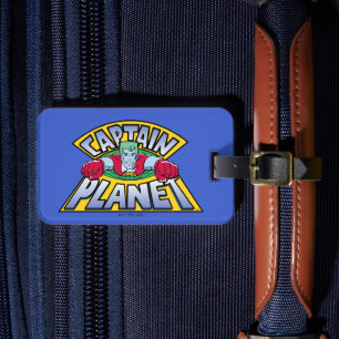 Kapitein Planet Logo Bagagelabel