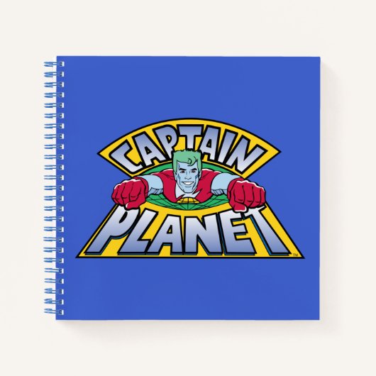 Kapitein Planet Logo Notitieboek (Voorkant)