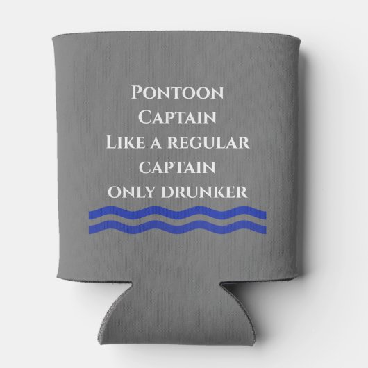 Kapitein Pontoon als gewone kapitein Blikjeskoeler (Achterkant)