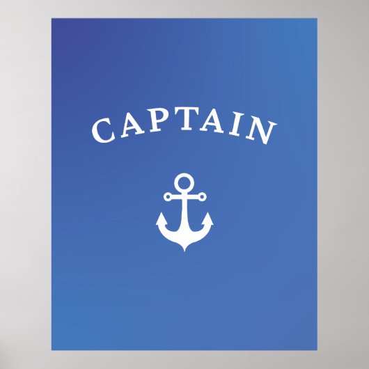 Kapitein Poster (Voorkant)