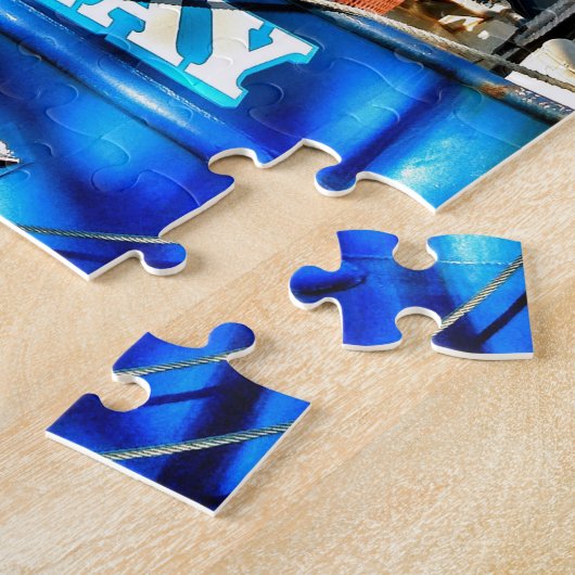 Kapitein Ray Shrimp Boat Jigzaag Puzzle Legpuzzel (Zijkant)