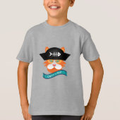 Kapitein Red - Kinderen Basic T-Shirt (Voorkant)