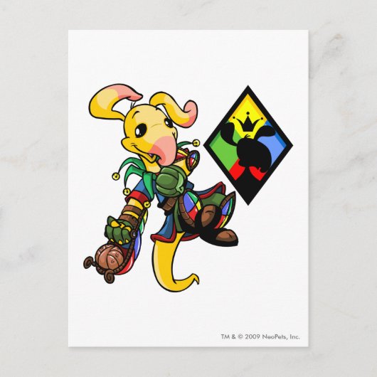 Kapitein Roo Island 1 Briefkaart (Voorkant)