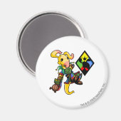 Kapitein Roo Island 1 Magneet (Voorkant / Achterkant)