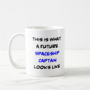 kapitein ruimteschip, toekomst koffiemok