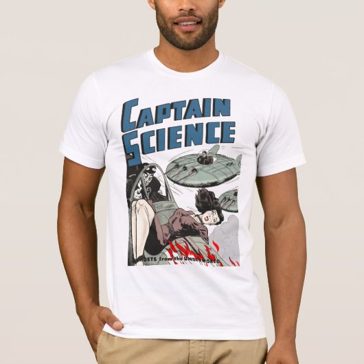 Kapitein Science #3 Artwork T-shirt (Voorkant)