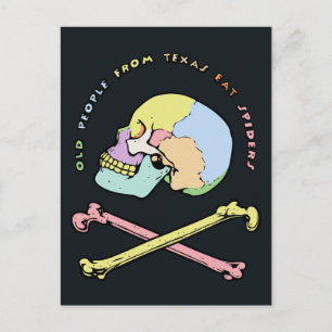 Kapitein Skull Mnemonic Briefkaart
