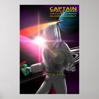 Kapitein Spaceman Poster