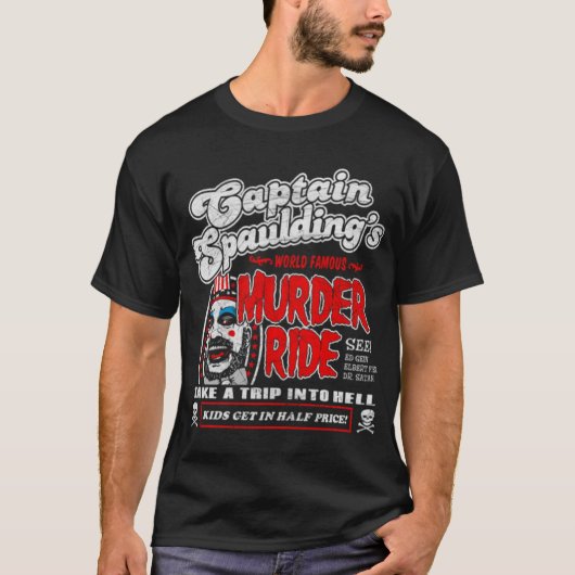 Kapitein Spaulding Murder Ride Classic T-shirt (Voorkant)