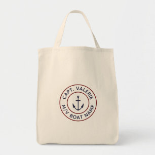 Kapitein Specialized Blue Anchor Logo Canvas tas
