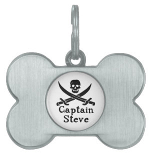 Kapitein Steve Huisdieren Naamplaatje