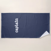 kapitein strandlaken (Voorkant)
