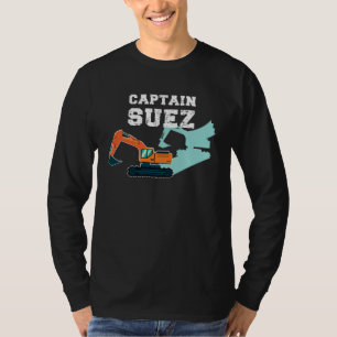 Kapitein Suez Suez kanaal Meme T-shirt