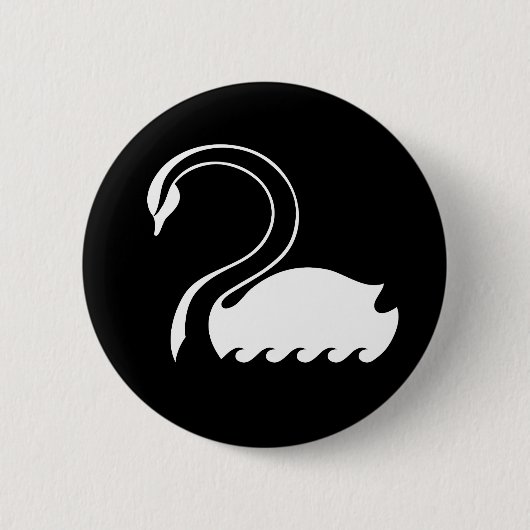 Kapitein Swan Flag Button (Voorkant)