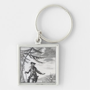 Kapitein Teach, gewoonlijk Blackbeard genoemd Sleutelhanger