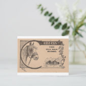 Kapitein The Old War Horse Briefkaart (Staand voorkant)