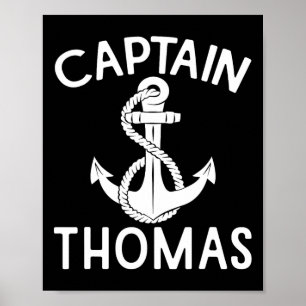 Kapitein Thomas Anker Jacht Zeilboot Schip Boot Poster