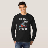 Kapitein Tugboot Skipper Tug Boat Towboat Operator T-shirt (Voorkant volledig)