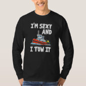 Kapitein Tugboot Skipper Tug Boat Towboat Operator T-shirt (Voorkant)