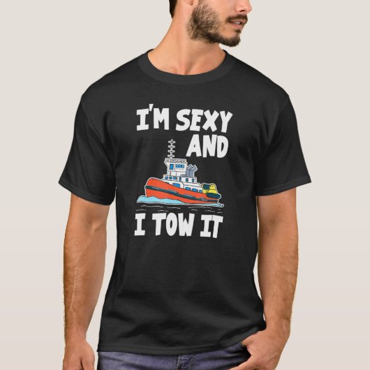 Kapitein Tugboot Skipper Tug Boat Towboat Operator T-shirt (Voorkant)