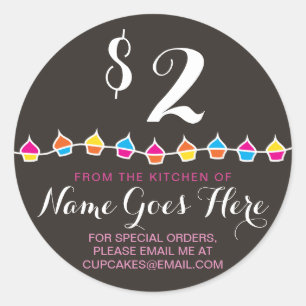 KAPITEIN uit de keuken van briketten Ronde Sticker