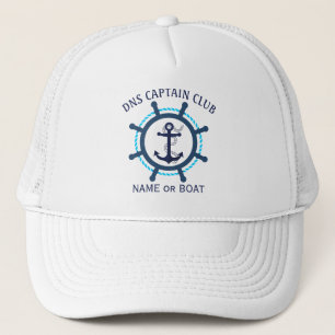 Kapitein Uw Bootnaam Trucker Pet