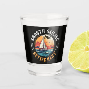 Kapitein Vaart Soepel de Pensioen in Shot Glas