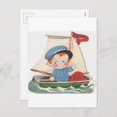 kapitein Valentijn Feestdagenkaart (Voorkant / Achterkant)