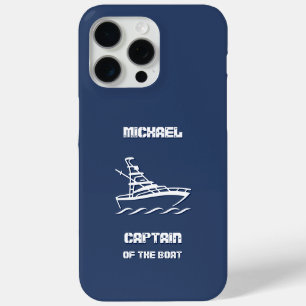 Kapitein van de boot (aanpasbaar) iPhone 15 pro max hoesje