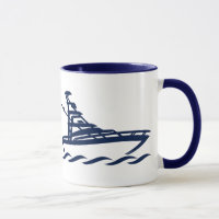 Kapitein van de boot (aanpasbare) Mok