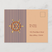 Kapitein van het Pirate Ship Verjaardagsfeest Uitnodiging Briefkaart (Achterkant)