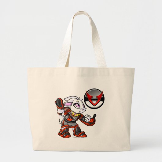 Kapitein van het Ruimtestation van virtupets 1 Grote Tote Bag (Voorkant)