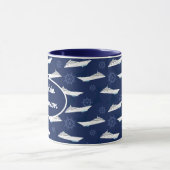 Kapitein van het schip, gepersonaliseerd cruisesch mok (Midden)