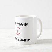 Kapitein van het schip koffiemok (Voorkant rechts)