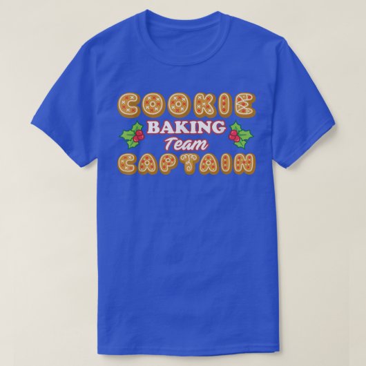Kapitein van het Shirt Cookie Baking Team (Design voorkant)