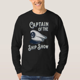 Kapitein van het Show van het schip, boedel T-shirt