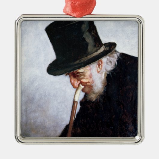 Kapitein van het Zee in ruste uit Massachusetts, 1 Metalen Ornament (Voorkant)