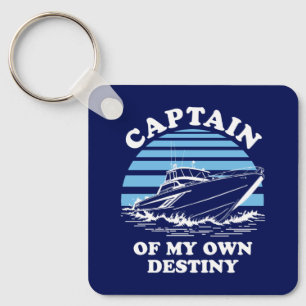 Kapitein van mijn eigen lot   Offerte boot Sleutelhanger
