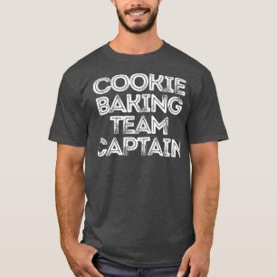 Kapitein van Sarcastic Funny Gezegde Cookie Baking T-shirt