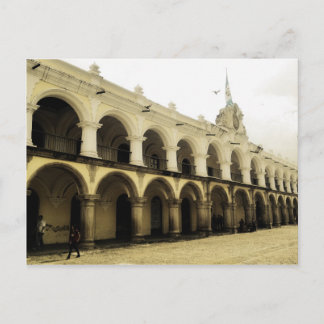 Kapitein wacht in Antigua Guatemala Briefkaart