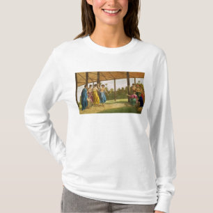 Kapitein Wallis, bij zijn aankomst in O'Taheite T-shirt