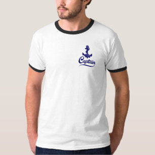 Kapitein Zeilboot Anker Zeevaart Design T-shirt