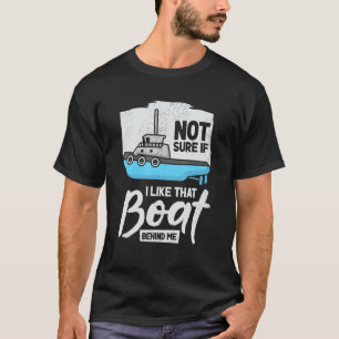 Kapitein Zeilboten Tug Boat Eigenaar van sleepboot T-shirt