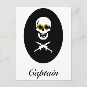 Kapitein Zeppelin Pirate Briefkaart