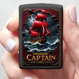 Kapitein Zware Purperen Zeilen Storm Wraak Command