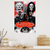 Kapiteins van de Amerikaanse rode variant Poster (Keuken)