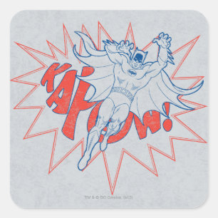 KAPOW! Batman Graphic Vierkante Sticker