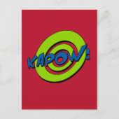 Kapow Comic Book Briefkaart (Voorkant)