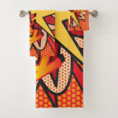 KAPOW Leuke Retro Strip Pop Art Bad Handdoek (Insitu)